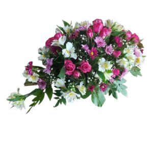 Cojin Funebre flores surtidas de temporada